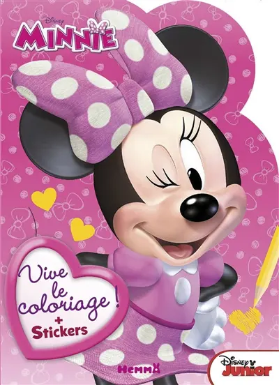 Disney Minnie : vive le coloriage ! : + stickers