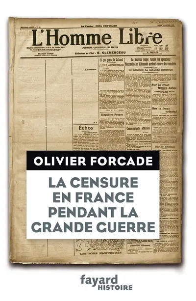 La censure en France pendant la Grande Guerre