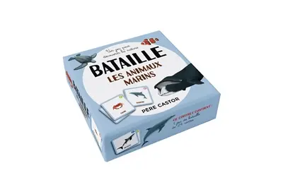 Bataille : les animaux marins : un jeu pour découvrir la nature
