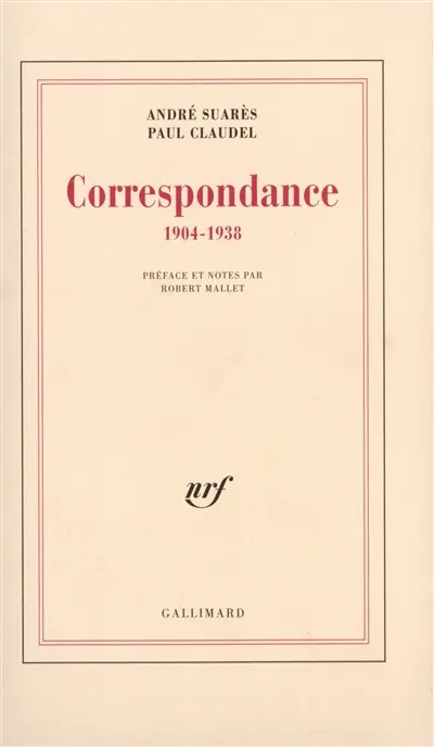 Correspondance : 1904 - 1938