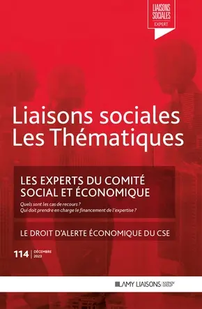 Liaisons sociales. Les thématiques, n° 114. Les experts du comité social et économique