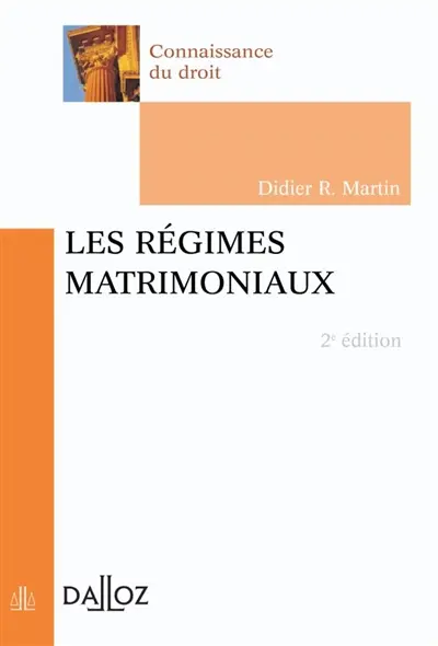 Les régimes matrimoniaux
