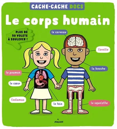 Le corps humain : plus de 50 volets à soulever !