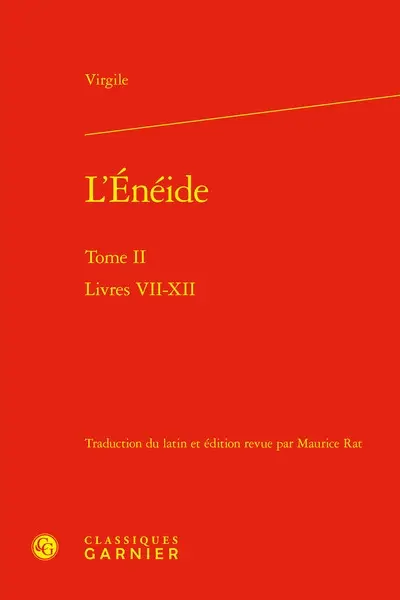 L'Enéide. Vol. 2. Livres VII-XII