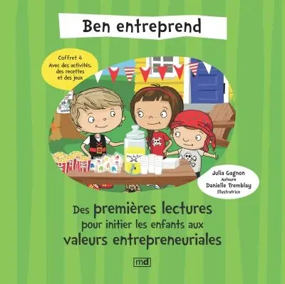 Ben entreprend : Coffret 4 : Avec des activités, des recettes et des jeux